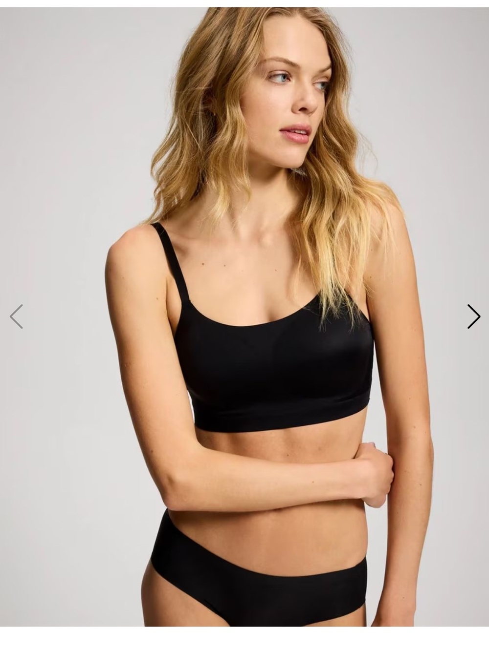 Soma Enbliss Wireless Bra Black Bralette Small